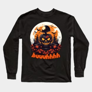 Buuhhhh-Halloween Haunt Long Sleeve T-Shirt